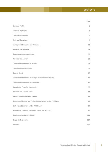 Thumbnail Yankuang Energy (Yanzhou Coal Mining) Annual Report 2002