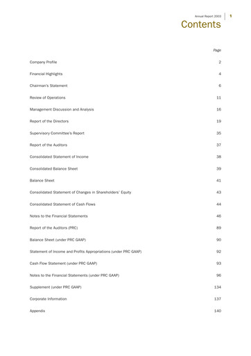 Thumbnail Yankuang Energy (Yanzhou Coal Mining) Annual Report 2003