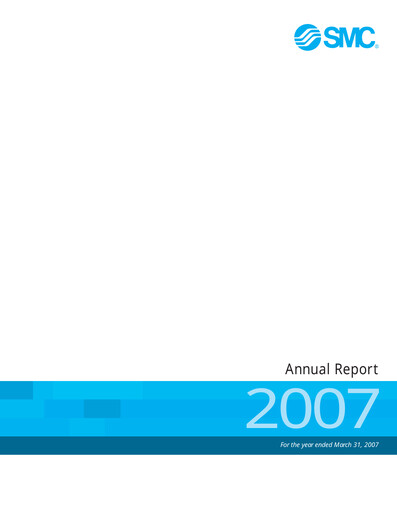 Thumbnail SMC corp Annual Report 2007