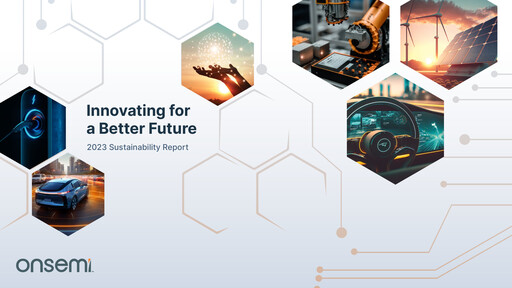 Vorschaubild ON Semiconductor Nachhaltigkeitsbericht 2023