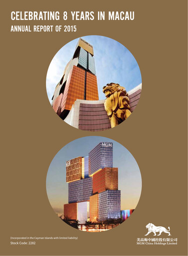 Thumbnail MGM China Holdings Annual Report 2015