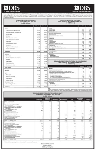 Thumbnail DBS Group Half-year Report 2014-h2