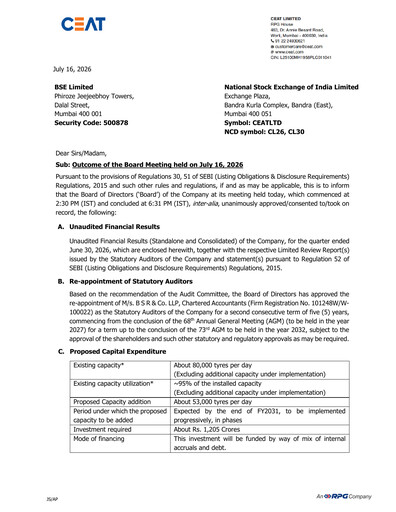 Vorschaubild CEAT Quartalsbericht 2026-q1