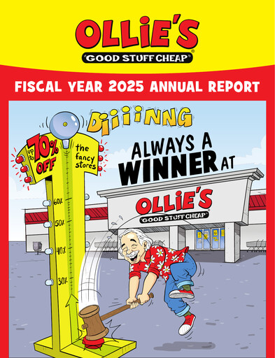 Vorschaubild Ollie's Bargain Outlet
 Jahresbericht 2025