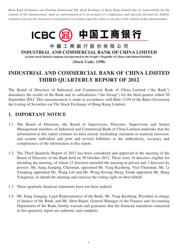 Thumbnail ICBC Quarterly Report 2012-q3