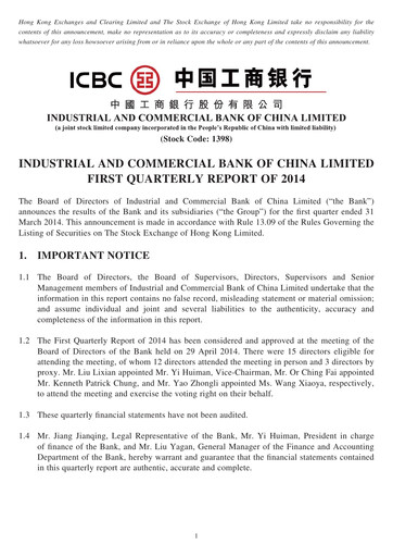 Thumbnail ICBC Quarterly Report 2014-q1