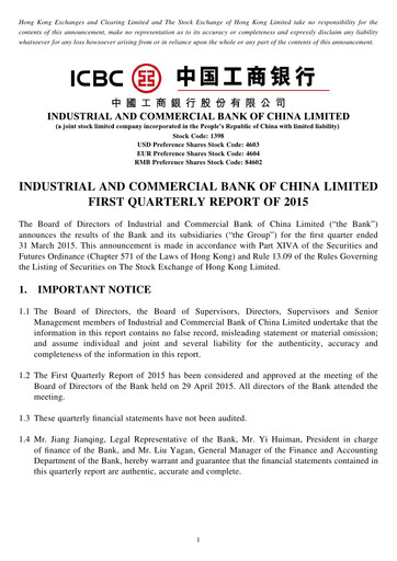 Thumbnail ICBC Quarterly Report 2015-q1