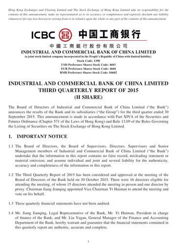 Thumbnail ICBC Quarterly Report 2015-q3