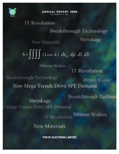 Vorschaubild Tokyo Electron Jahresbericht 2000
