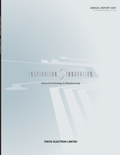 Vorschaubild Tokyo Electron Jahresbericht 2007