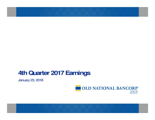 Vorschaubild Old National Bank
 Quartalsbericht 2017-q4