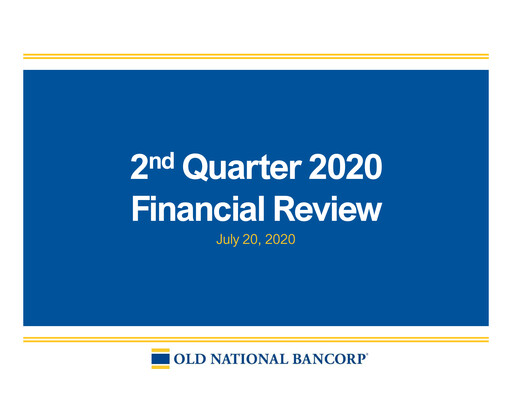 Vorschaubild Old National Bank
 Quartalsbericht 2020-q2