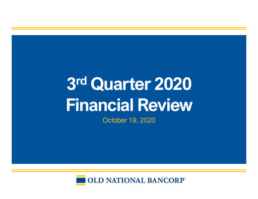 Vorschaubild Old National Bank
 Quartalsbericht 2020-q3