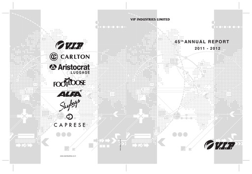Vorschaubild VIP Industries
 Jahresbericht 2011-2012