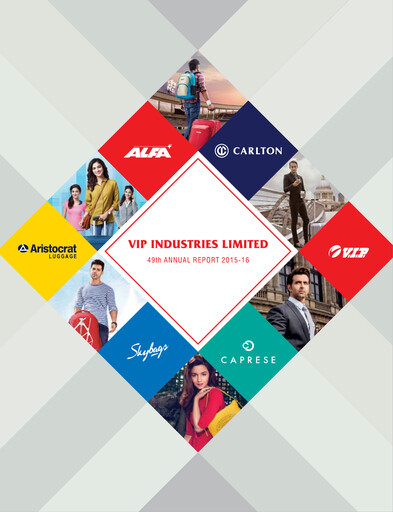 Vorschaubild VIP Industries
 Jahresbericht 2015-2016