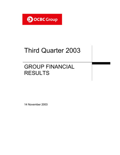 Thumbnail OCBC Bank Financial Statement 2003-9m
