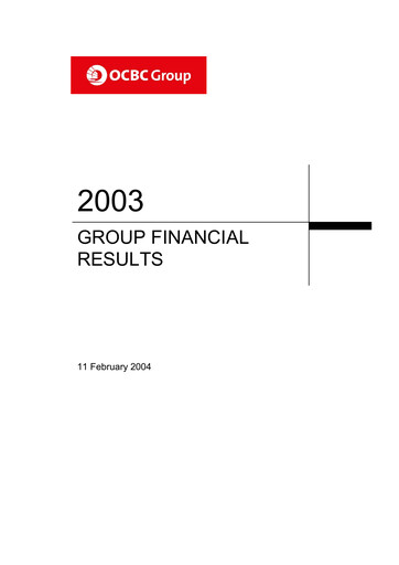 Thumbnail OCBC Bank Financial Statement 2003