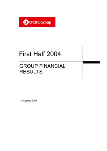 Thumbnail OCBC Bank Financial Statement 2004-h1