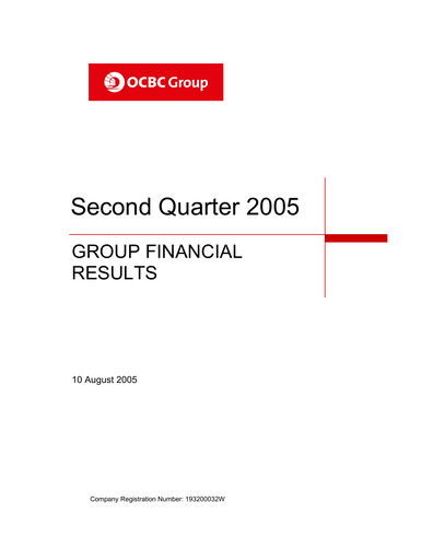 Thumbnail OCBC Bank Financial Statement 2005-h1