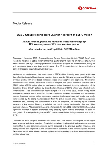 Thumbnail OCBC Bank Financial Statement 2010-9m
