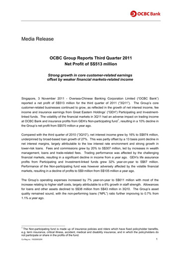 Thumbnail OCBC Bank Financial Statement 2011-9m