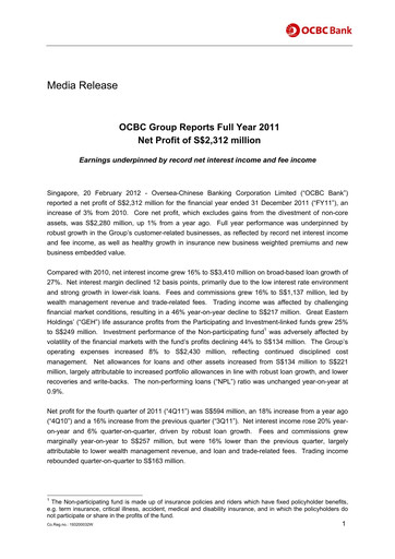 Thumbnail OCBC Bank Financial Statement 2011