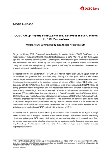 Thumbnail OCBC Bank Financial Statement 2012-q1