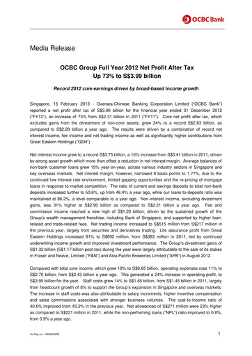 Thumbnail OCBC Bank Financial Statement 2012