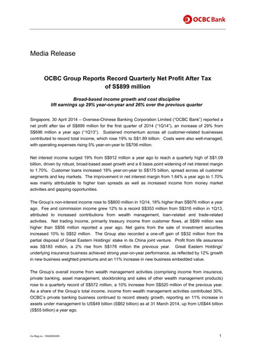 Thumbnail OCBC Bank Financial Statement 2014-q1