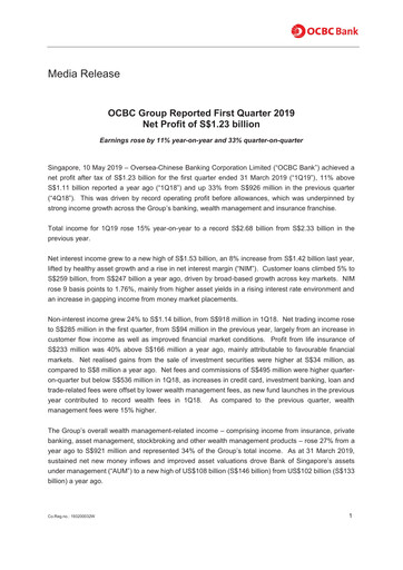 Thumbnail OCBC Bank Financial Statement 2019-q1
