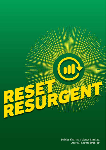 Vorschaubild Strides Pharma Jahresbericht 2018-2019