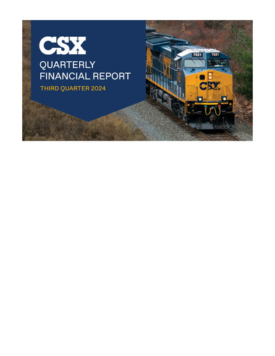 Thumbnail CSX Corporation Quarterly Report 2024-q3