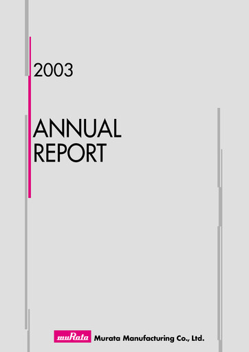 Thumbnail Murata Manufacturing (Murata Seisakusho) Annual Report fy2002