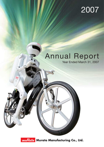 Thumbnail Murata Manufacturing (Murata Seisakusho) Annual Report fy2006
