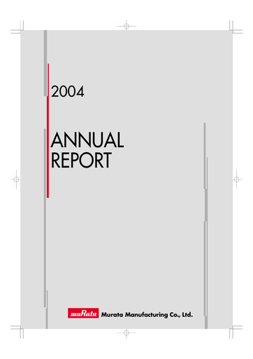 Thumbnail Murata Manufacturing (Murata Seisakusho) Financial Statement fy2003