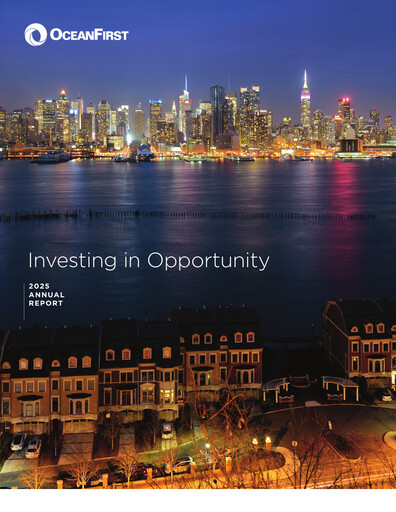 Miniature OceanFirst Financial Rapport annuel 2025