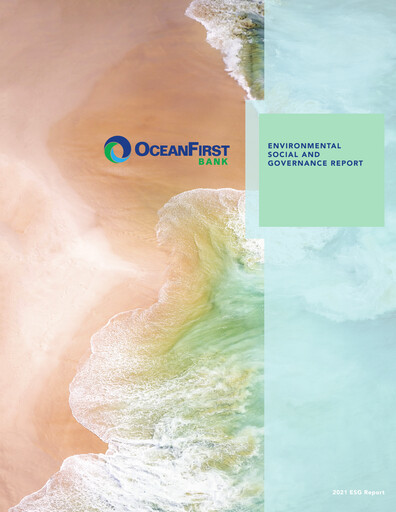 Miniature OceanFirst Financial Rapport ESG 2021