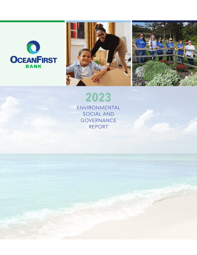 Miniature OceanFirst Financial Rapport ESG 2023