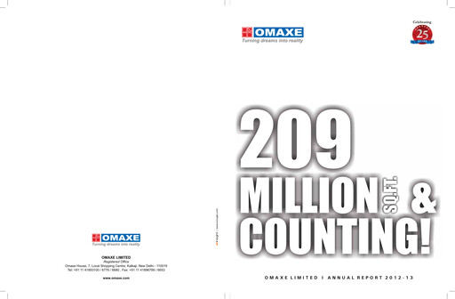 Vorschaubild Omaxe
 Jahresbericht 2012-2013