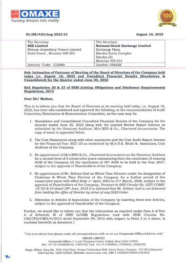 Thumbnail Omaxe
 Quarterly Report 2022-q1