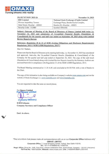 Thumbnail Omaxe
 Quarterly Report 2025-q2