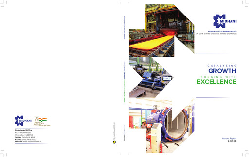 Vorschaubild Mishra Dhatu Nigam Jahresbericht 2021-2022