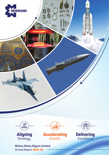 Miniature Mishra Dhatu Nigam Rapport annuel 2025-2026