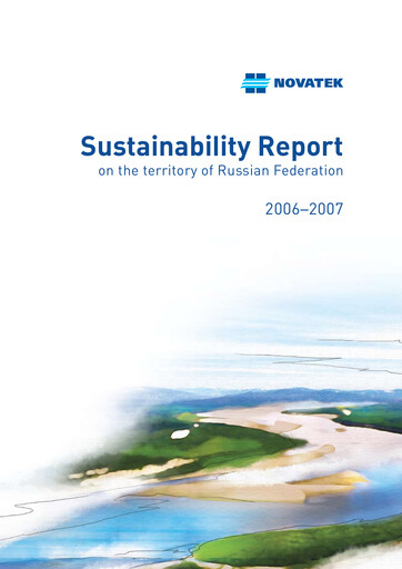 Vorschaubild Novatek Nachhaltigkeitsbericht 2007