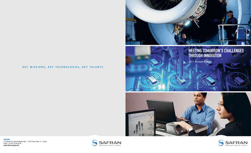 Miniature Safran Rapport annuel 2011