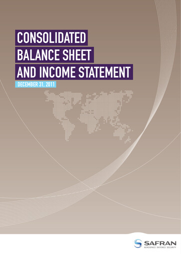 Miniature Safran Bilan financier 2011
