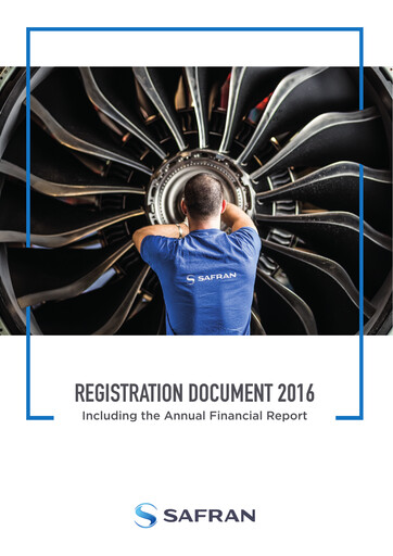 Thumbnail Safran Universal Registration Document 2016