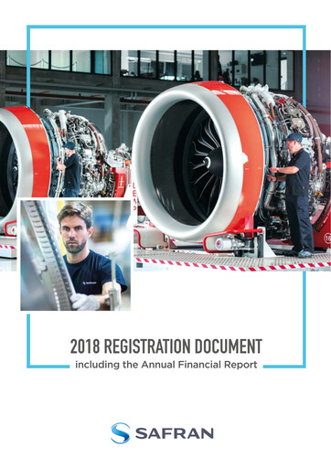 Thumbnail Safran Universal Registration Document 2018