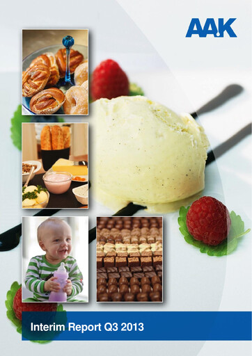 Miniature AAK
 Rapport trimestriel 2013-q3
