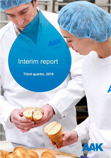Miniature AAK
 Rapport trimestriel 2019-q3